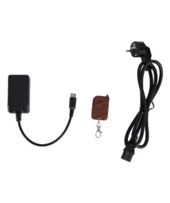 GloboStar® 51173 GRIFFIN Επαγγελματική Επιδαπέδια Μηχανή Haze Machine – Εφέ Ομίχλης-Νέφωσης 3000W AC 220V-240V DMX512 Display on Body & Ασύρματο Χειριστήριο – Μαύρο – L66 x W28.5 x H36cm