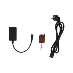 GloboStar® 51173 GRIFFIN Επαγγελματική Επιδαπέδια Μηχανή Haze Machine – Εφέ Ομίχλης-Νέφωσης 3000W AC 220V-240V DMX512 Display on Body & Ασύρματο Χειριστήριο – Μαύρο – L66 x W28.5 x H36cm