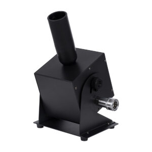 GloboStar® 51174 HYDRA Επαγγελματική Επιδαπέδια Μηχανή Cannon CO2 JET Smoke Effect Machine – Κανόνι JET Εφέ Καπνού-Ομίχλης CO2 150W AC 220V-240V DMX512 Display on Body – Μαύρο – L24 x W16.5 x H40cm
