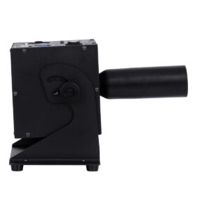 GloboStar® 51174 HYDRA Επαγγελματική Επιδαπέδια Μηχανή Cannon CO2 JET Smoke Effect Machine – Κανόνι JET Εφέ Καπνού-Ομίχλης CO2 150W AC 220V-240V DMX512 Display on Body – Μαύρο – L24 x W16.5 x H40cm