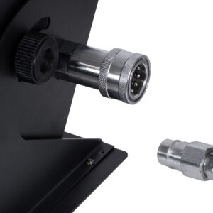 GloboStar® 51174 HYDRA Επαγγελματική Επιδαπέδια Μηχανή Cannon CO2 JET Smoke Effect Machine – Κανόνι JET Εφέ Καπνού-Ομίχλης CO2 150W AC 220V-240V DMX512 Display on Body – Μαύρο – L24 x W16.5 x H40cm