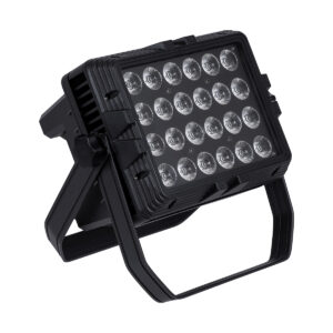 GloboStar® 51175 HARPIES Επαγγελματική Κεφαλή PAR DMX512 360W AC 220V-240V 4in1 – SPOT 25° OSRAM LED Αδιάβροχη IP65 RGBW+UV – Μαύρο – L34 x W21 x H34cm