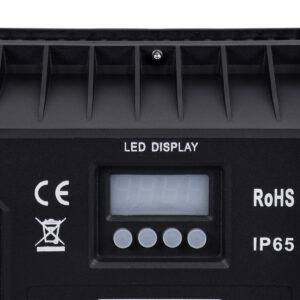 GloboStar® 51175 HARPIES Επαγγελματική Κεφαλή PAR DMX512 360W AC 220V-240V 4in1 – SPOT 25° OSRAM LED Αδιάβροχη IP65 RGBW+UV – Μαύρο – L34 x W21 x H34cm