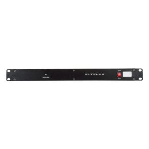 GloboStar® SPLITTER 51178 Διακλαδωτής & Ενισχυτής Σήματος DMX 8 Καναλιών – Rack Mount – AC 220-240V IP20 – Μ48 x Π17 x Υ4.5cm – 2 Χρόνια Εγγύηση