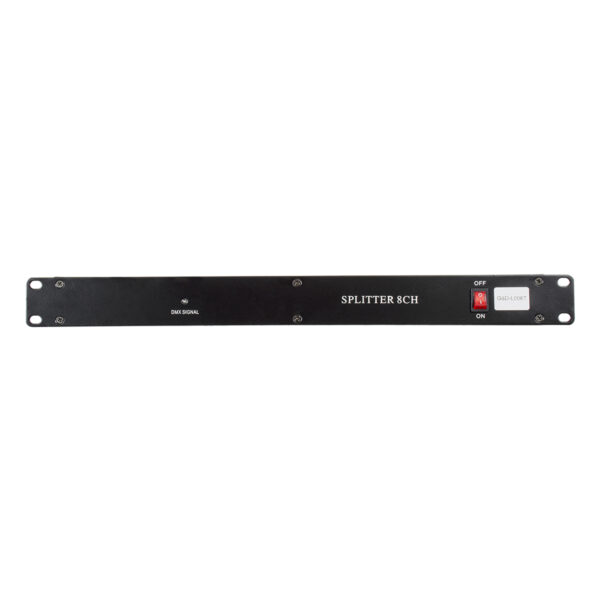 GloboStar® SPLITTER 51178 Διακλαδωτής & Ενισχυτής Σήματος DMX 8 Καναλιών – Rack Mount – AC 220-240V IP20 – Μ48 x Π17 x Υ4.5cm – 2 Χρόνια Εγγύηση