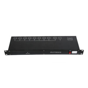 GloboStar® SPLITTER 51178 Διακλαδωτής & Ενισχυτής Σήματος DMX 8 Καναλιών – Rack Mount – AC 220-240V IP20 – Μ48 x Π17 x Υ4.5cm – 2 Χρόνια Εγγύηση