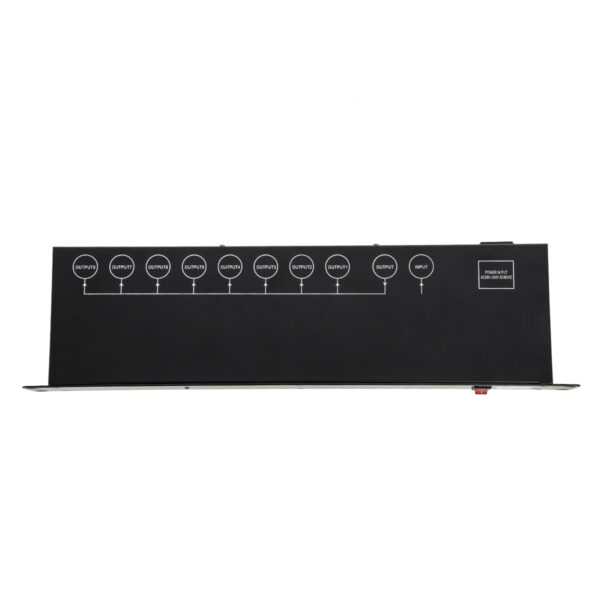 GloboStar® SPLITTER 51178 Διακλαδωτής & Ενισχυτής Σήματος DMX 8 Καναλιών – Rack Mount – AC 220-240V IP20 – Μ48 x Π17 x Υ4.5cm – 2 Χρόνια Εγγύηση