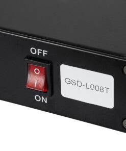 GloboStar® SPLITTER 51178 Διακλαδωτής & Ενισχυτής Σήματος DMX 8 Καναλιών – Rack Mount – AC 220-240V IP20 – Μ48 x Π17 x Υ4.5cm – 2 Χρόνια Εγγύηση