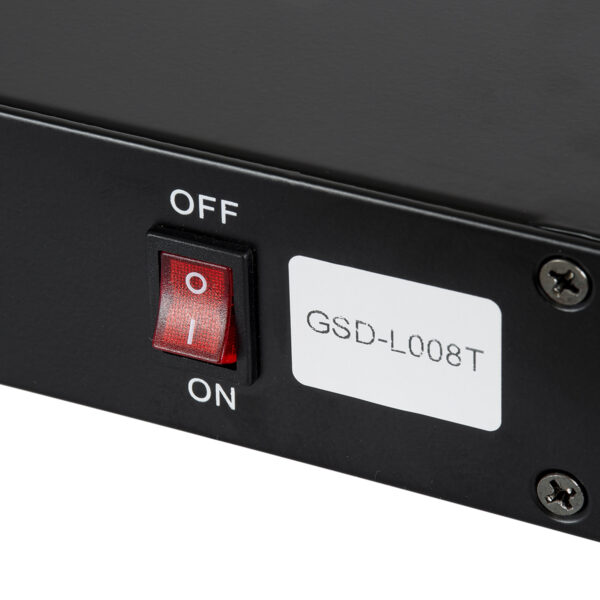 GloboStar® SPLITTER 51178 Διακλαδωτής & Ενισχυτής Σήματος DMX 8 Καναλιών – Rack Mount – AC 220-240V IP20 – Μ48 x Π17 x Υ4.5cm – 2 Χρόνια Εγγύηση