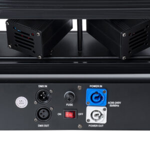 GloboStar® AMNESIA 51179 Επαγγελματική Κινούμενη Ρομποτική Μπάρα Super LASER BEAM Light 150W – 6 x 1W Laser – 300mW RED/638nm – 100mW GREEN/531nm – 600mW BLUE/442nm – AC 220V-240V IP20 3in1 RGB DMX512 – Μ86 x Π23 x Υ9cm – 2 Χρόνια Εγγύηση