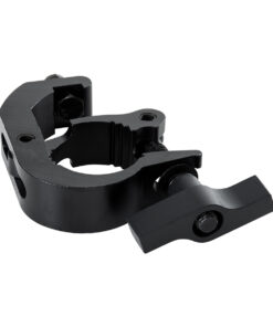 GloboStar® CLAMPS 51181 Επαγγελματικός Γάντζος Hook Αλουμινίου Ύψηλης Αντοχής για Κρέμαση, Στήριξη & Τοποθέτηση Προϊόντων Stage σε Τράσες – Μ17 x Π12 x Υ3cm – Μαύρο