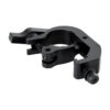 GloboStar® CLAMPS 51181 Επαγγελματικός Γάντζος Hook Αλουμινίου Ύψηλης Αντοχής για Κρέμαση, Στήριξη & Τοποθέτηση Προϊόντων Stage σε Τράσες – Μ17 x Π12 x Υ3cm – Μαύρο