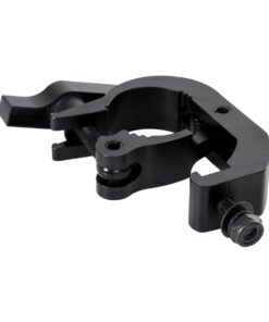 GloboStar® CLAMPS 51181 Επαγγελματικός Γάντζος Hook Αλουμινίου Ύψηλης Αντοχής για Κρέμαση, Στήριξη & Τοποθέτηση Προϊόντων Stage σε Τράσες – Μ17 x Π12 x Υ3cm – Μαύρο