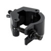 GloboStar® CLAMPS 51183 Επαγγελματικός Γάντζος Hook Αλουμινίου Ύψηλης Αντοχής για Κρέμαση, Στήριξη & Τοποθέτηση Προϊόντων Stage σε Τράσες – Μ8 x Π5.5 x Υ3cm – Μαύρο