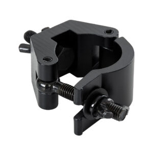 GloboStar® CLAMPS 51183 Επαγγελματικός Γάντζος Hook Αλουμινίου Ύψηλης Αντοχής για Κρέμαση, Στήριξη & Τοποθέτηση Προϊόντων Stage σε Τράσες – Μ8 x Π5.5 x Υ3cm – Μαύρο