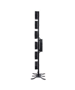 GloboStar® 51194 LINE COLUMN HEXA Επαγγελματικό Φωτιστικό Ειδικών Εφέ DIGITAL MATRIX PIXEL & Blinder – 6 x 100W LED COB Chips Ultra Gold Warm White 2200K & 144 x 0.5W LED SMD5050 Chips RGB – AC 220V-240V DMX512 Display on Body – Μαύρο – Μ40 x Π32 x Υ146.5cm