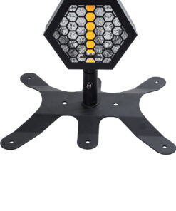 GloboStar® 51194 LINE COLUMN HEXA Επαγγελματικό Φωτιστικό Ειδικών Εφέ DIGITAL MATRIX PIXEL & Blinder – 6 x 100W LED COB Chips Ultra Gold Warm White 2200K & 144 x 0.5W LED SMD5050 Chips RGB – AC 220V-240V DMX512 Display on Body – Μαύρο – Μ40 x Π32 x Υ146.5cm