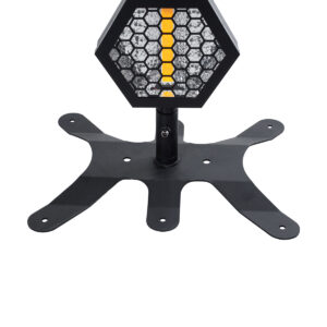 GloboStar® 51194 LINE COLUMN HEXA Επαγγελματικό Φωτιστικό Ειδικών Εφέ DIGITAL MATRIX PIXEL & Blinder – 6 x 100W LED COB Chips Ultra Gold Warm White 2200K & 144 x 0.5W LED SMD5050 Chips RGB – AC 220V-240V DMX512 Display on Body – Μαύρο – Μ40 x Π32 x Υ146.5cm