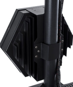 GloboStar® 51194 LINE COLUMN HEXA Επαγγελματικό Φωτιστικό Ειδικών Εφέ DIGITAL MATRIX PIXEL & Blinder – 6 x 100W LED COB Chips Ultra Gold Warm White 2200K & 144 x 0.5W LED SMD5050 Chips RGB – AC 220V-240V DMX512 Display on Body – Μαύρο – Μ40 x Π32 x Υ146.5cm