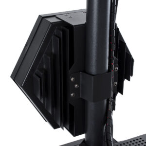 GloboStar® 51194 LINE COLUMN HEXA Επαγγελματικό Φωτιστικό Ειδικών Εφέ DIGITAL MATRIX PIXEL & Blinder – 6 x 100W LED COB Chips Ultra Gold Warm White 2200K & 144 x 0.5W LED SMD5050 Chips RGB – AC 220V-240V DMX512 Display on Body – Μαύρο – Μ40 x Π32 x Υ146.5cm