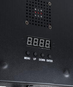 GloboStar® 51196 HALO HEXA Επαγγελματικό Φωτιστικό Ειδικών Εφέ DIGITAL MATRIX PIXEL & Blinder – 7 x 100W LED COB Chips Ultra Gold Warm White 2200K & 168 x 0.5W LED SMD5050 Chips RGB – AC 220V-240V DMX512 Display on Body – Μαύρο – Μ95 x Π17.5 x Υ78.5cm