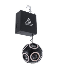 GloboStar® 51197 LIFT BALL Επαγγελματικό Φωτιστικό Ειδικών Εφέ Φ25cm KINETIC BALL MATRIX PIXEL Super BEAM Light CREE LED 4in1 300W – 10 x 20W LED COB Chips RGBW & 10 x 20W LED COB Chips Ultra Gold Warm White 2200K – Μέγιστο Μήκος Ανύψωσης 6 Μέτρα – AC 220V-240V DMX512 Display on Body – Μαύρο – Μ26 x Π6.5 x Υ32cm – 2 Χρόνια Εγγύση