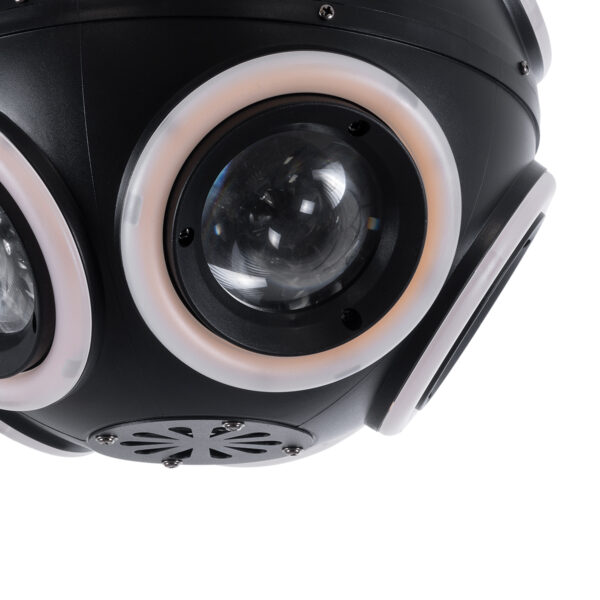 GloboStar® 51197 LIFT BALL Επαγγελματικό Φωτιστικό Ειδικών Εφέ Φ25cm KINETIC BALL MATRIX PIXEL Super BEAM Light CREE LED 4in1 300W – 10 x 20W LED COB Chips RGBW & 10 x 20W LED COB Chips Ultra Gold Warm White 2200K – Μέγιστο Μήκος Ανύψωσης 6 Μέτρα – AC 220V-240V DMX512 Display on Body – Μαύρο – Μ26 x Π6.5 x Υ32cm – 2 Χρόνια Εγγύση