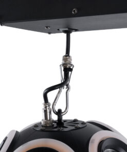 GloboStar® 51197 LIFT BALL Επαγγελματικό Φωτιστικό Ειδικών Εφέ Φ25cm KINETIC BALL MATRIX PIXEL Super BEAM Light CREE LED 4in1 300W – 10 x 20W LED COB Chips RGBW & 10 x 20W LED COB Chips Ultra Gold Warm White 2200K – Μέγιστο Μήκος Ανύψωσης 6 Μέτρα – AC 220V-240V DMX512 Display on Body – Μαύρο – Μ26 x Π6.5 x Υ32cm – 2 Χρόνια Εγγύση