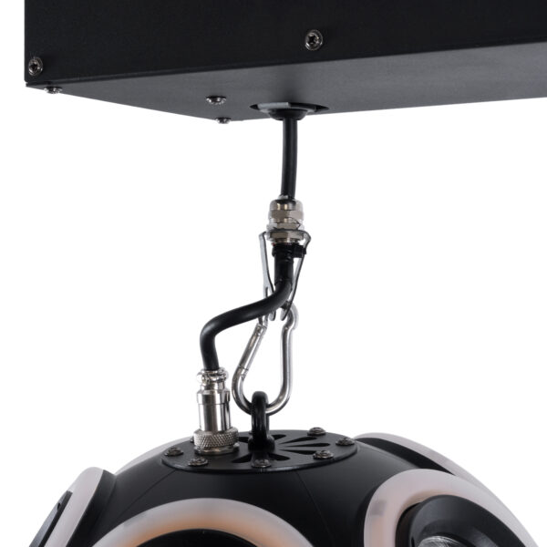 GloboStar® 51197 LIFT BALL Επαγγελματικό Φωτιστικό Ειδικών Εφέ Φ25cm KINETIC BALL MATRIX PIXEL Super BEAM Light CREE LED 4in1 300W – 10 x 20W LED COB Chips RGBW & 10 x 20W LED COB Chips Ultra Gold Warm White 2200K – Μέγιστο Μήκος Ανύψωσης 6 Μέτρα – AC 220V-240V DMX512 Display on Body – Μαύρο – Μ26 x Π6.5 x Υ32cm – 2 Χρόνια Εγγύση