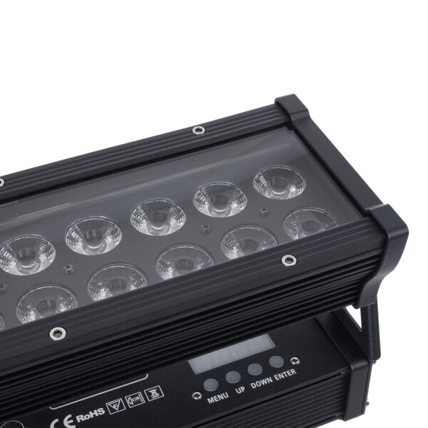 GloboStar® 51198 CYRUS Επαγγελματική Κεφαλή PAR DMX512 180W AC 220V-240V 6in1 – SPOT 25° OSRAM LED Αδιάβροχη IP65 RGBW+UV – Μαύρο – Μ30 x Π14 x Υ19cm – 2 Χρόνια Εγγύηση