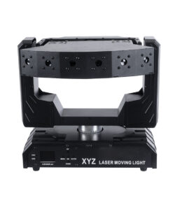 GloboStar® HADES 51199 Επαγγελματική Κινούμενη Ρομποτική Μπάρα Super LASER BEAM Light 150W – 6 x 1W Laser – 300mW RED/638nm – 100mW GREEN/531nm – 600mW BLUE/442nm – AC 220V-240V IP20 3in1 RGB DMX512 – Μ36 x Π25 x Υ46cm – 2 Χρόνια Εγγύηση