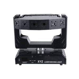 GloboStar® HADES 51199 Επαγγελματική Κινούμενη Ρομποτική Μπάρα Super LASER BEAM Light 150W – 6 x 1W Laser – 300mW RED/638nm – 100mW GREEN/531nm – 600mW BLUE/442nm – AC 220V-240V IP20 3in1 RGB DMX512 – Μ36 x Π25 x Υ46cm – 2 Χρόνια Εγγύηση