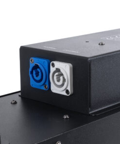 GloboStar® 51200 HALO HEXA Επαγγελματικό Φωτιστικό Ειδικών Εφέ DIGITAL MATRIX PIXEL & Blinder – 5 x 50W LED COB Chips Ultra Gold Warm White 2200K & 90 x 0.5W LED SMD5050 Chips RGB – AC 220V-240V DMX512 Display on Body – Μαύρο – Μ100 x Π13 x Υ10.5cm – 2 Χρόνια Εγγύση