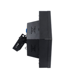 GloboStar® 51201 HALO HEXA Επαγγελματικό Φωτιστικό Ειδικών Εφέ DIGITAL MATRIX PIXEL & Blinder – 3 x 80W LED COB Chips Ultra Gold Warm White 2200K & 30 x 0.5W LED SMD5050 Chips RGB – AC 220V-240V DMX512 Display on Body – Μαύρο – Μ38 x Π38 x Υ22cm – 2 Χρόνια Εγγύση