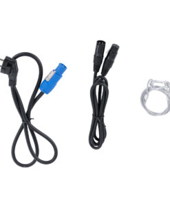 GloboStar® 51201 HALO HEXA Επαγγελματικό Φωτιστικό Ειδικών Εφέ DIGITAL MATRIX PIXEL & Blinder – 3 x 80W LED COB Chips Ultra Gold Warm White 2200K & 30 x 0.5W LED SMD5050 Chips RGB – AC 220V-240V DMX512 Display on Body – Μαύρο – Μ38 x Π38 x Υ22cm – 2 Χρόνια Εγγύση