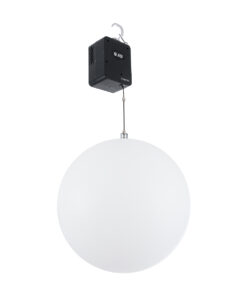 GloboStar® 51203 LIFT BALL Επαγγελματικό Φωτιστικό Ειδικών Εφέ Φ60cm KINETIC BALL Light CREE LED 4in1 15W – 15 x 1W LED SMD Chips RGBW – Μέγιστο Μήκος Ανύψωσης 3.5 Μέτρα – AC 220V-240V DMX512 Display on Body – Μαύρο – Μ17 x Π13 x Υ26cm – 2 Χρόνια Εγγύση