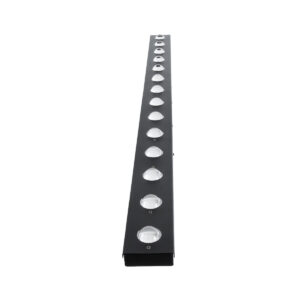 GloboStar® 51204 MEDES Επαγγελματική Μπάρα Φωτισμού Wall Washer LED 14 x 10W 140W 8° AC 220-240V IP20 Πολύχρωμο RGB DMX512 – Μαύρο – Μ100 x Π6.5 x Υ12.5cm – 2 Χρόνια Εγγύση