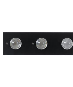 GloboStar® 51204 MEDES Επαγγελματική Μπάρα Φωτισμού Wall Washer LED 14 x 10W 140W 8° AC 220-240V IP20 Πολύχρωμο RGB DMX512 – Μαύρο – Μ100 x Π6.5 x Υ12.5cm – 2 Χρόνια Εγγύση