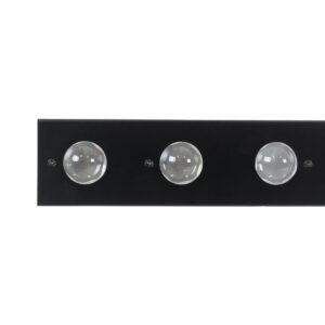 GloboStar® 51204 MEDES Επαγγελματική Μπάρα Φωτισμού Wall Washer LED 14 x 10W 140W 8° AC 220-240V IP20 Πολύχρωμο RGB DMX512 – Μαύρο – Μ100 x Π6.5 x Υ12.5cm – 2 Χρόνια Εγγύση
