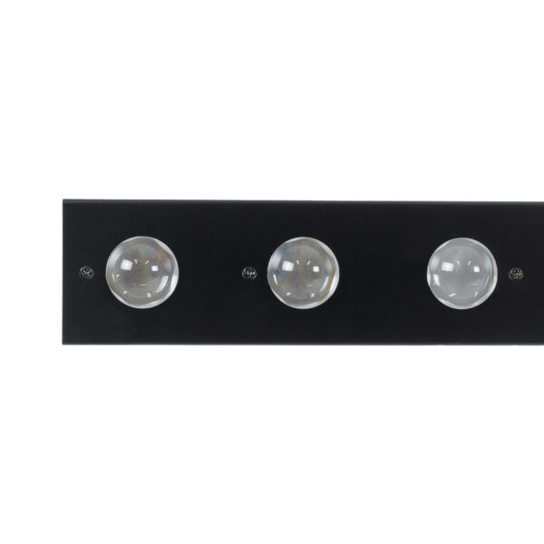 GloboStar® 51204 MEDES Επαγγελματική Μπάρα Φωτισμού Wall Washer LED 14 x 10W 140W 8° AC 220-240V IP20 Πολύχρωμο RGB DMX512 – Μαύρο – Μ100 x Π6.5 x Υ12.5cm – 2 Χρόνια Εγγύση