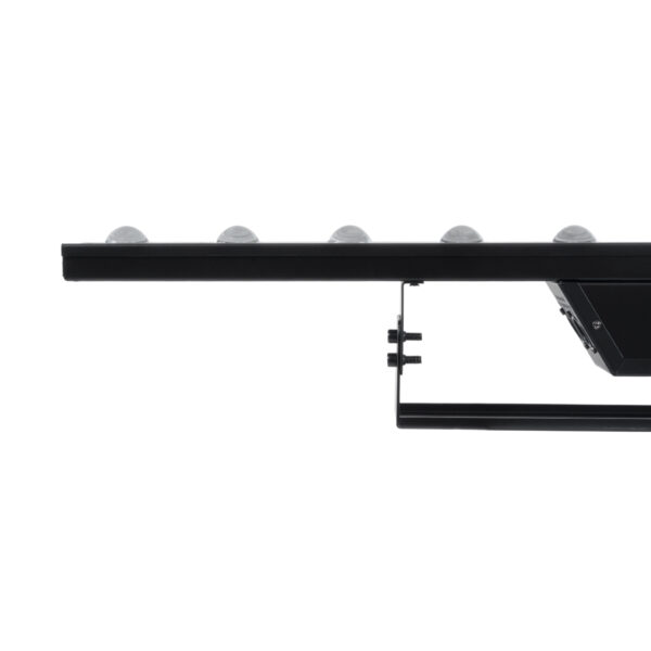 GloboStar® 51204 MEDES Επαγγελματική Μπάρα Φωτισμού Wall Washer LED 14 x 10W 140W 8° AC 220-240V IP20 Πολύχρωμο RGB DMX512 – Μαύρο – Μ100 x Π6.5 x Υ12.5cm – 2 Χρόνια Εγγύση
