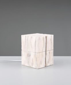 Επιτραπέζιο Φωτιστικό Σεντούκι Λευκό Φυσικό Ξύλο TREASURE 1xE14 Trio Lighting – 514110101