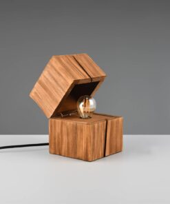 Επιτραπέζιο Φωτιστικό Σεντούκι Φυσικό Ξύλο TREASURE 1x E14 Trio Lighting – 514110130