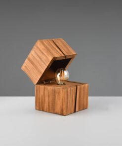 Επιτραπέζιο Φωτιστικό Σεντούκι Φυσικό Ξύλο TREASURE 1x E14 Trio Lighting – 514110130