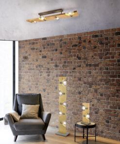 Επιτραπέζιο Φωτιστικό Trio Lighting TAILOR 2x E27 Φυσικό Ξύλο – 514300230