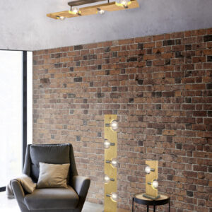 Επιτραπέζιο Φωτιστικό Trio Lighting TAILOR  2x E27 Φυσικό Ξύλο   – 514300230