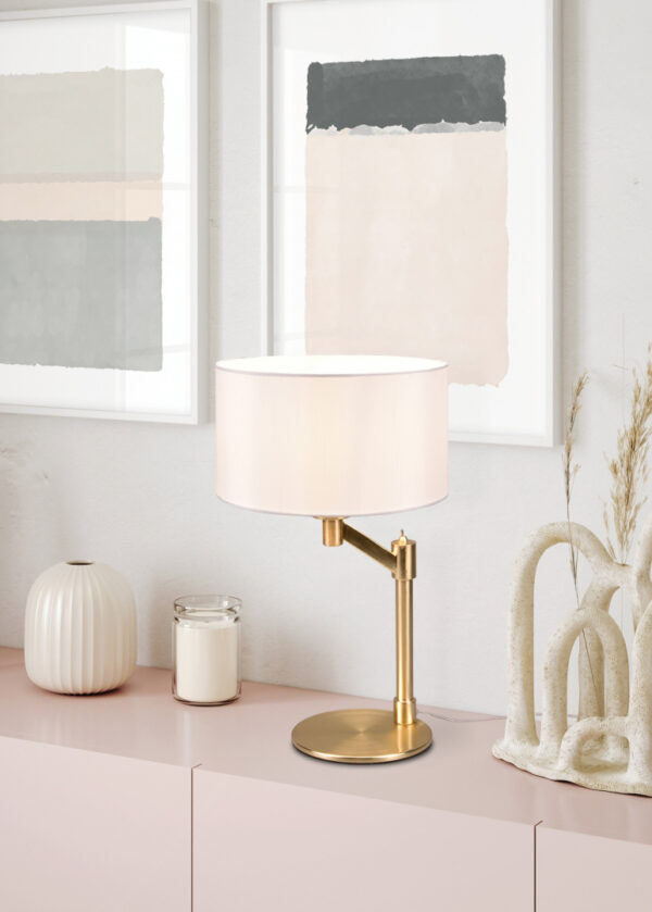 Επιτραπέζιο Φωτιστικό Trio Lighting CASSIO  1x E27 Ορείχαλκος Ματ Μεταλλικό   – 514400108