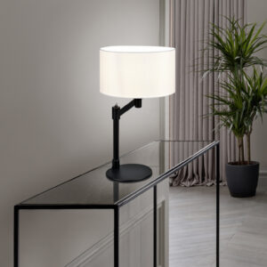 Επιτραπέζιο Φωτιστικό Trio Lighting CASSIO  1x E27 Μαύρο Ματ Μεταλλικό   – 514400132