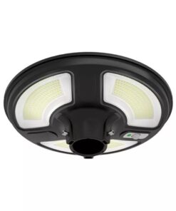 Φωτιστικό για κολώνα Κήπου LED 10W 4000K Μαύρου Χρώματος με Αισθητήρα RF και Χειριστήριο IP65 V-TAC – 5152