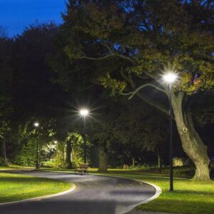 Ηλιακό Φωτιστικό για κολώνα Κήπου LED 10W 6500K Μαύρου Χρώματος με Αισθητήρα RF και Χειριστήριο IP65 V-TAC – 5153